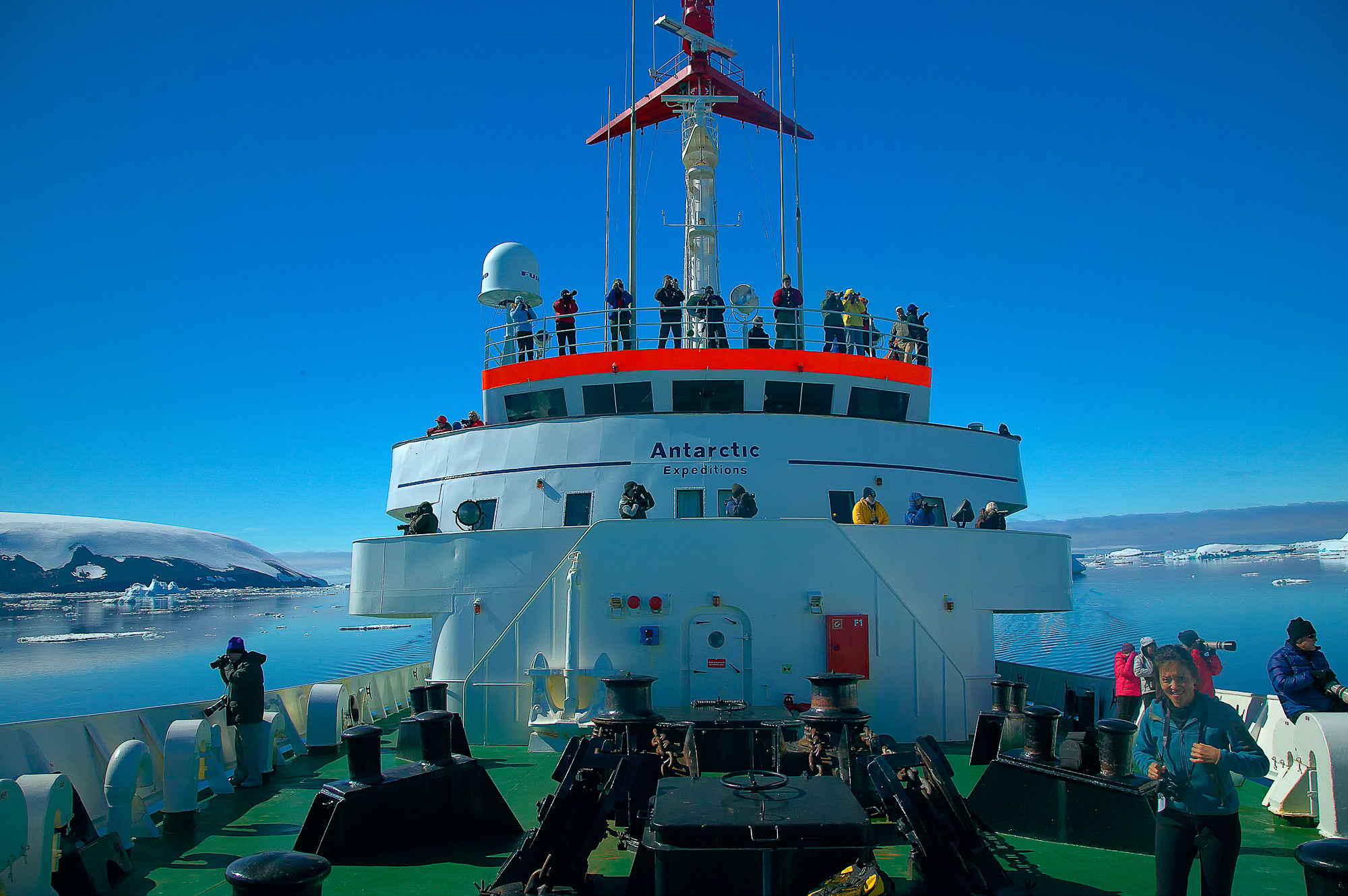 Fahrt durch den Antarctic Sound