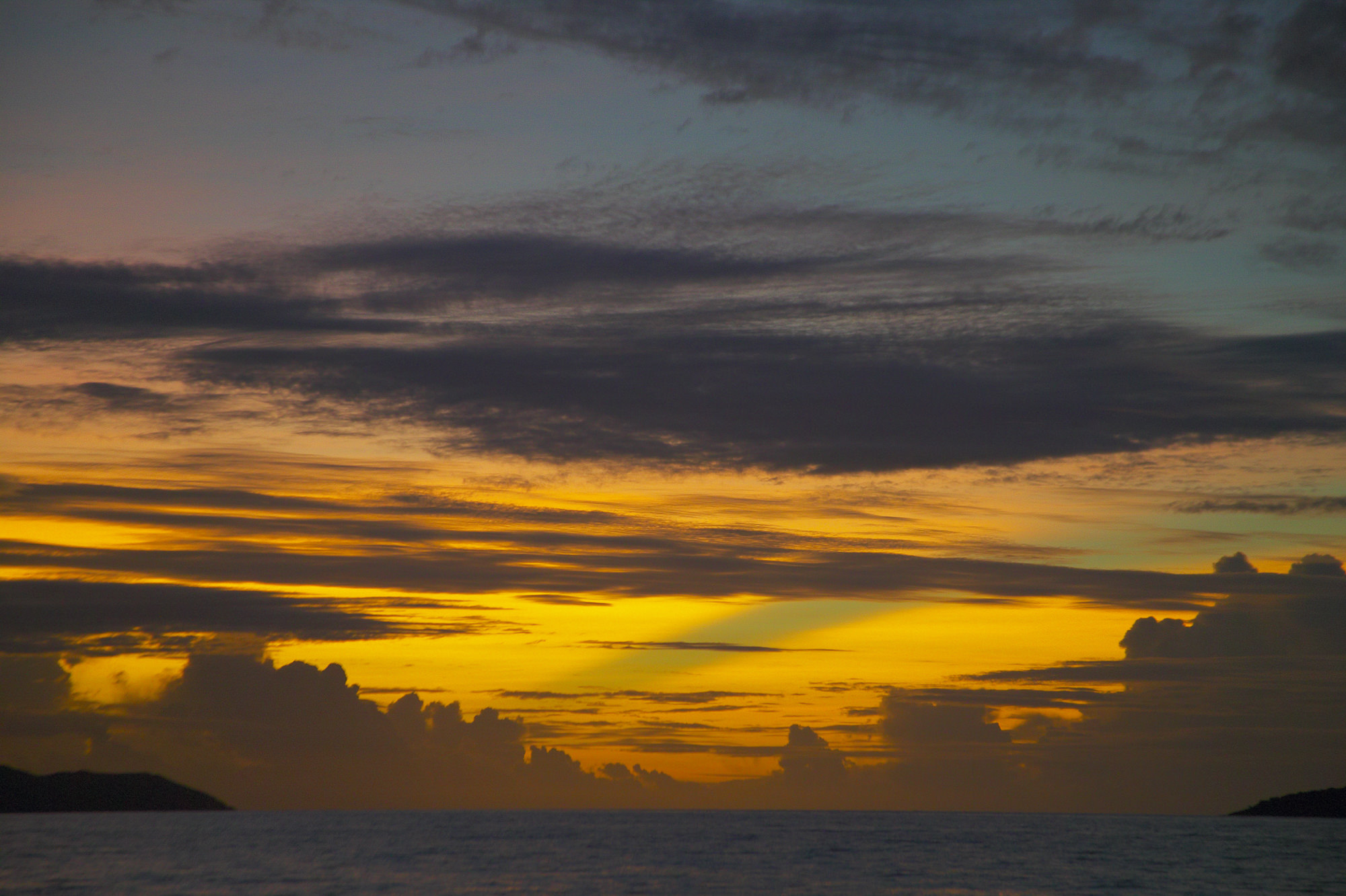 Abendstimmung in der Südsee