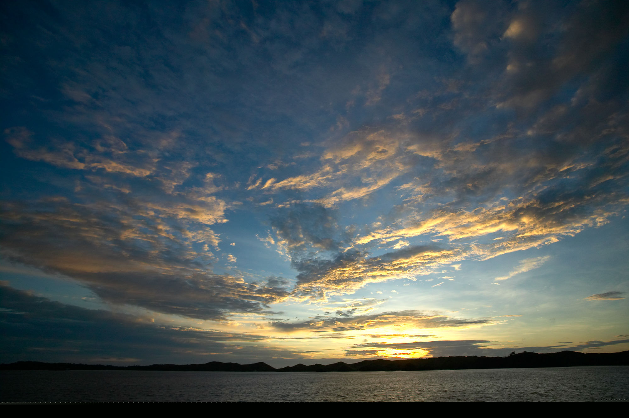 Abendstimmung in der Südsee