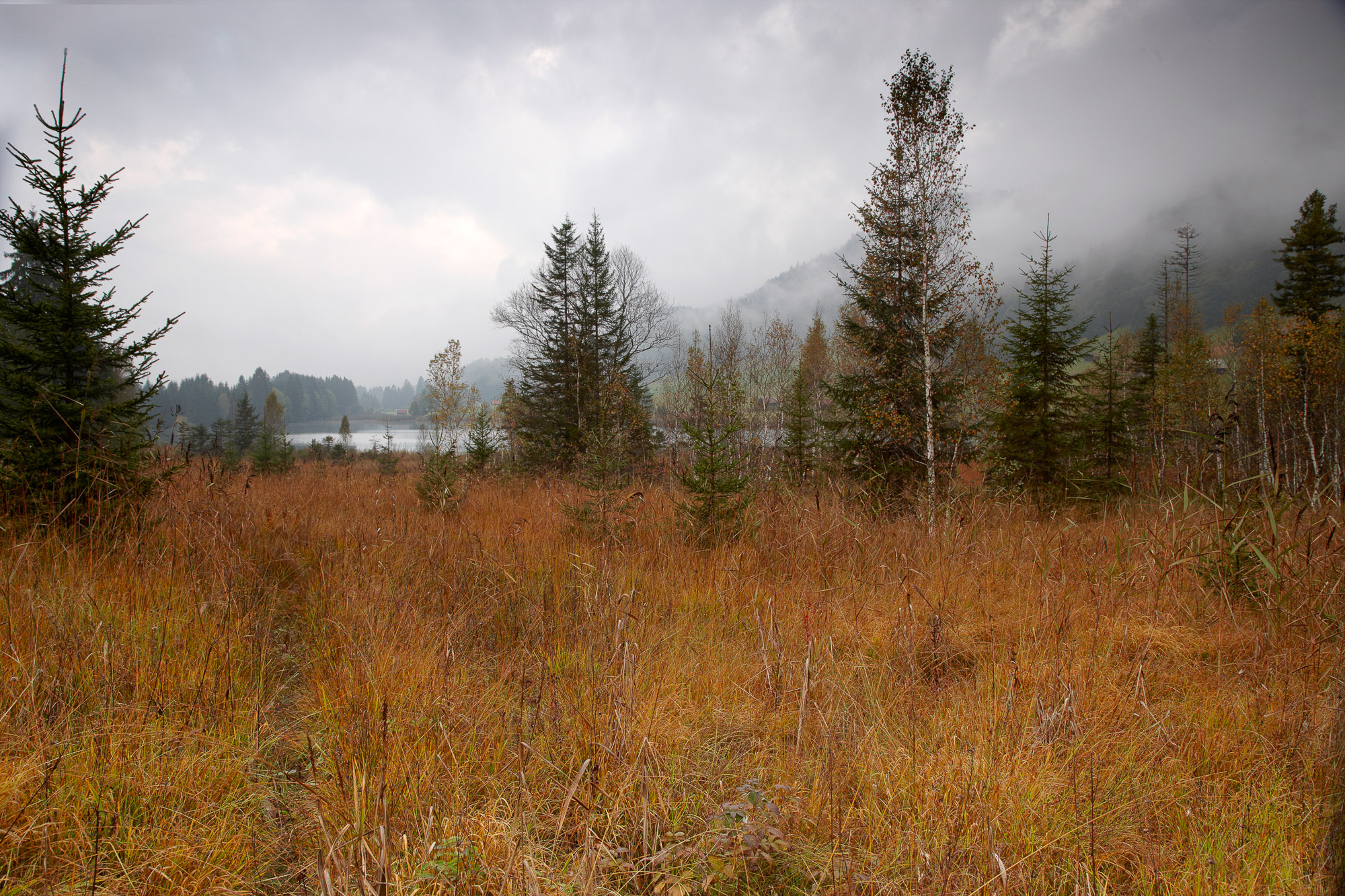 Herbst am Geroldsee bei Mittenwald