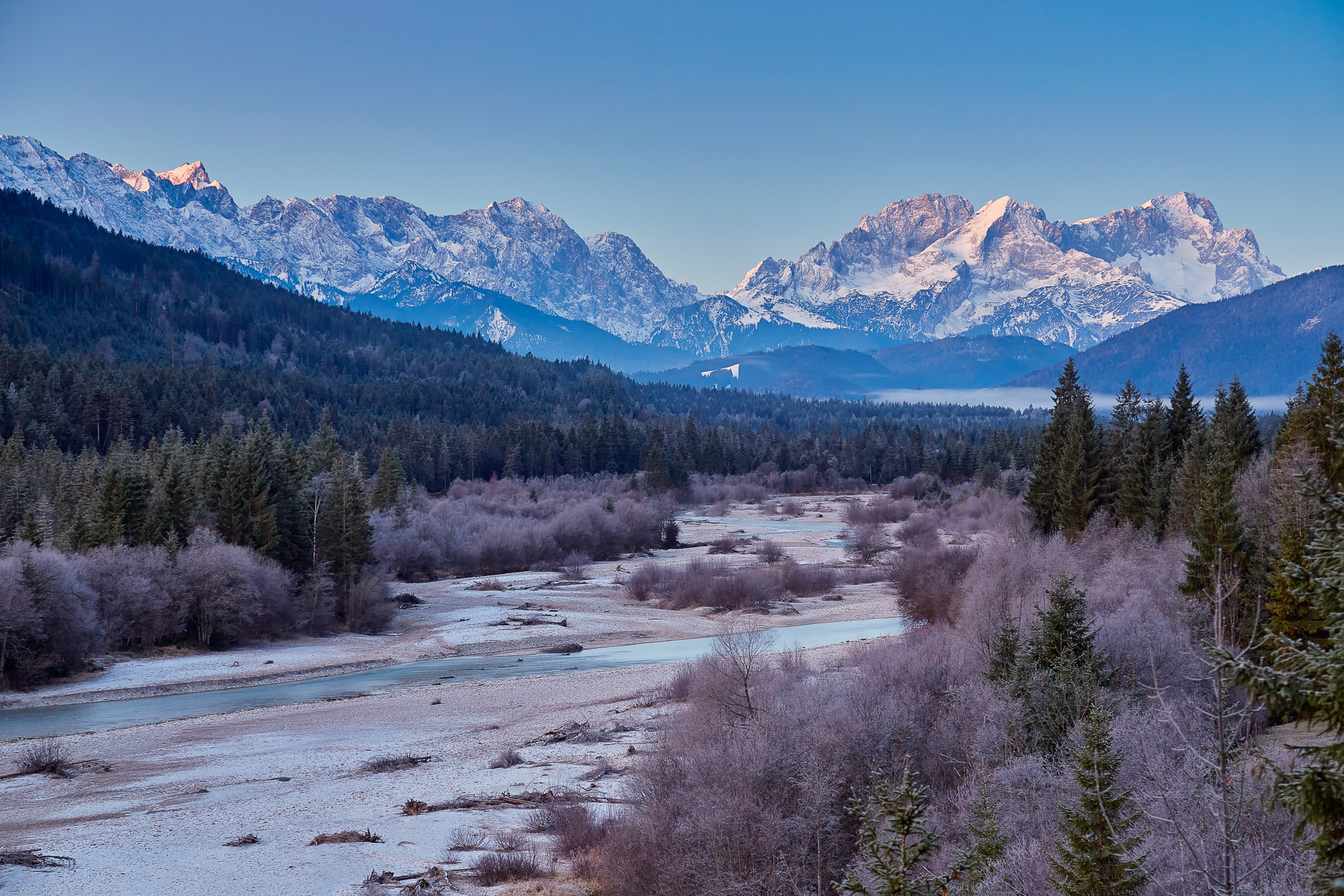 Obere Isar zwischen Wallgau und dem Sylvensteinspeicher