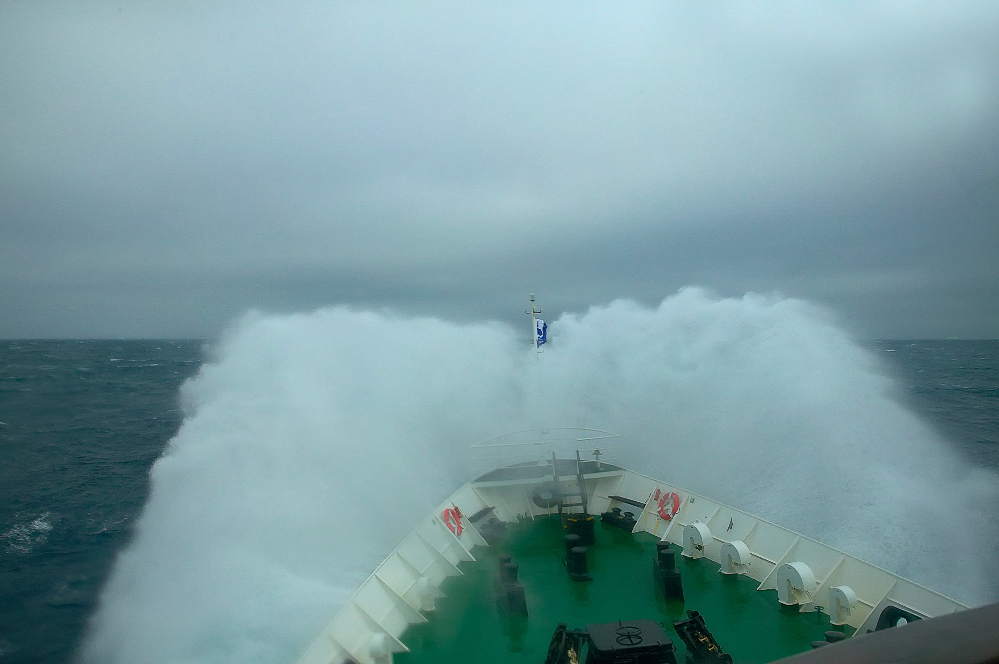 stormy crossing from the Falklands to Antarctic Peninsula