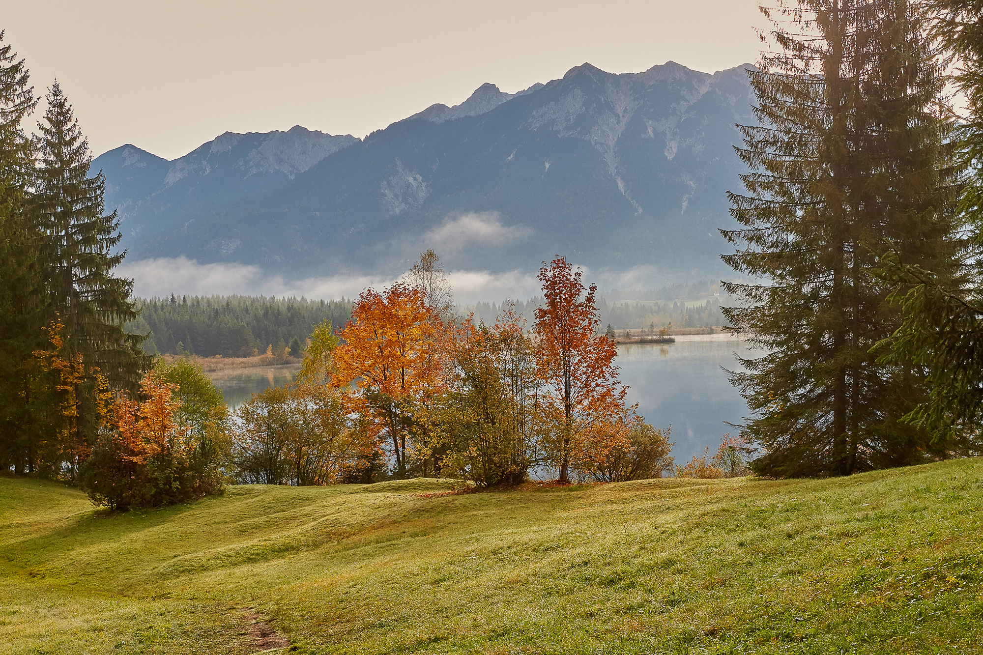lake Lauterssee near Mittenwald