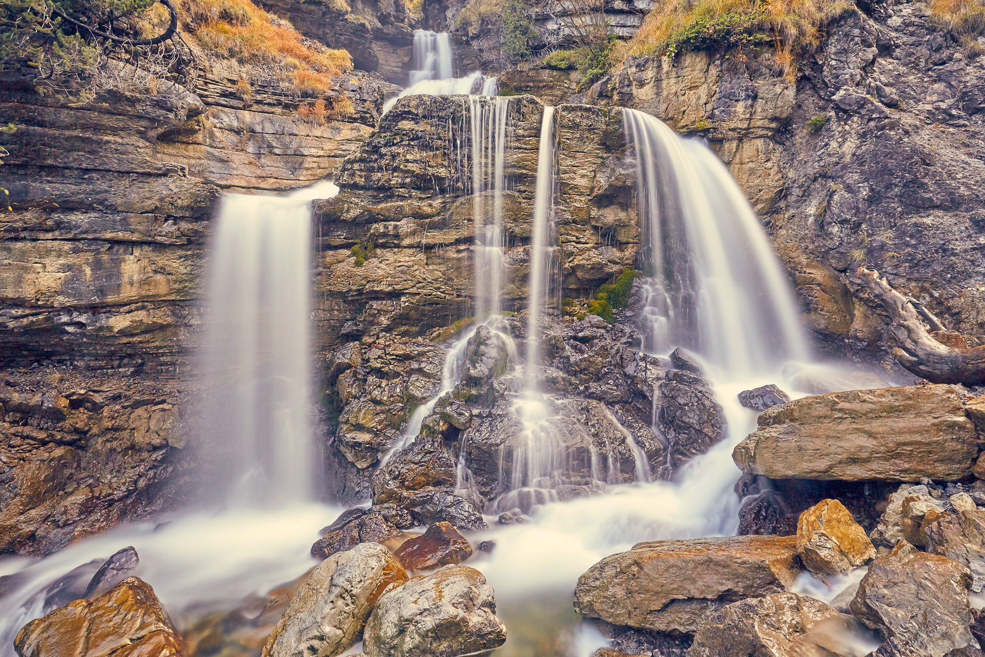 waterfall Kuhfluchtfälle at Garmisch Partenkirchen